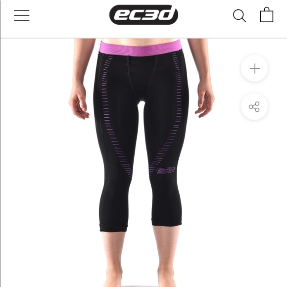 EC3D Pants - EC3D CompressGo Compression 3/4 Tights